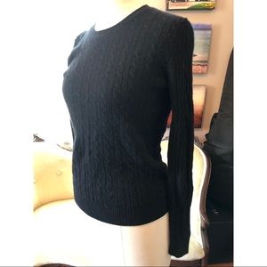 Sutton Studio Cashmere cabled sweater